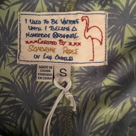 Sandrine Rose x Free People Havana Hawaiian Bush Pant. Size  S. I - Picture 4 of 6